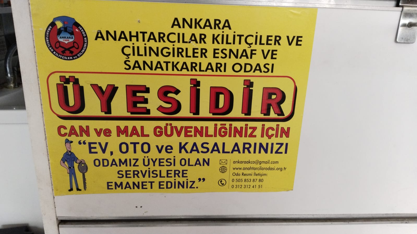 Yukarı Ayrancı çilingir 0541 579 57 70