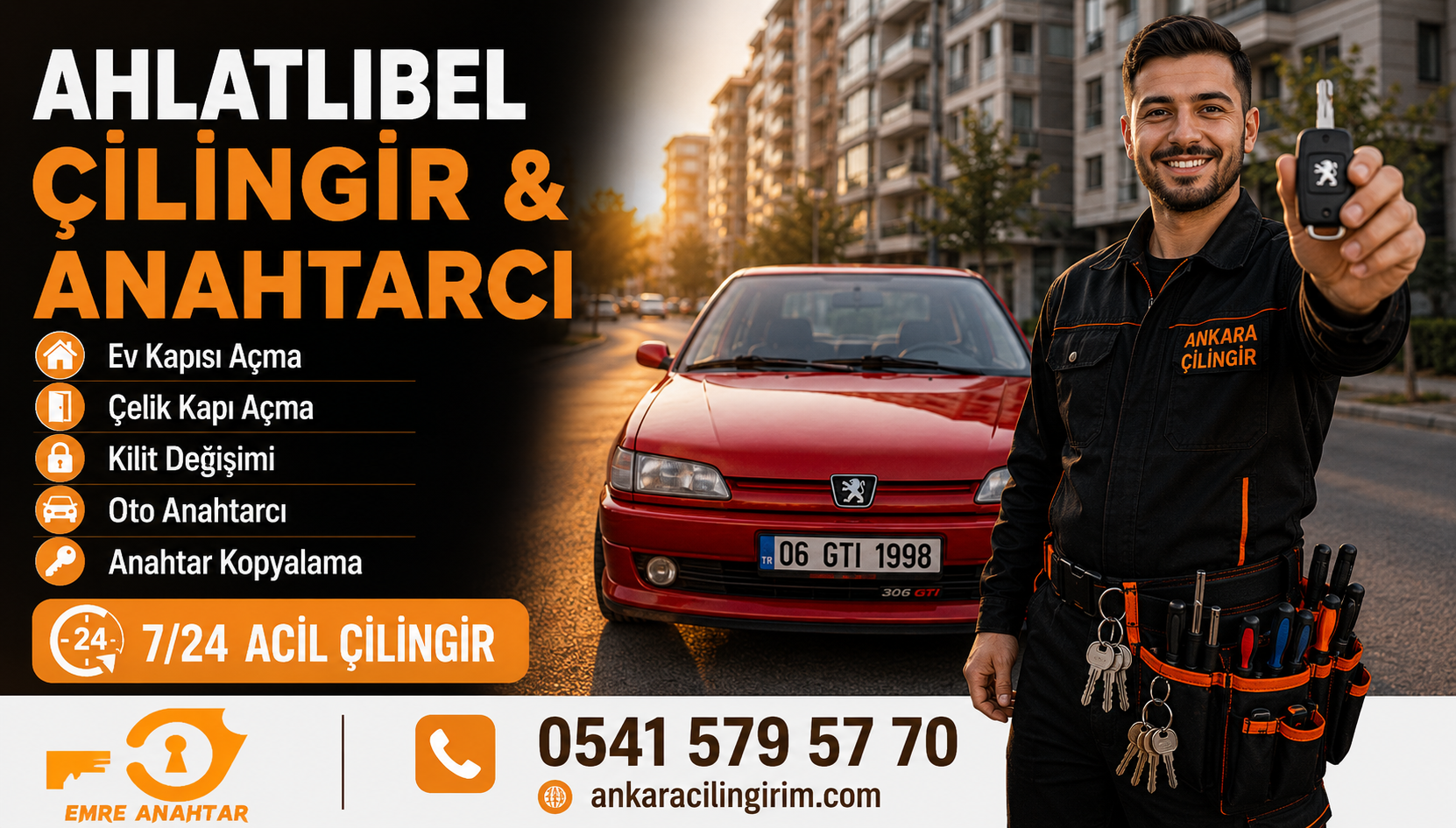 Ahlatlıbel Çilingir Anahtarcı 0541 579 57 70