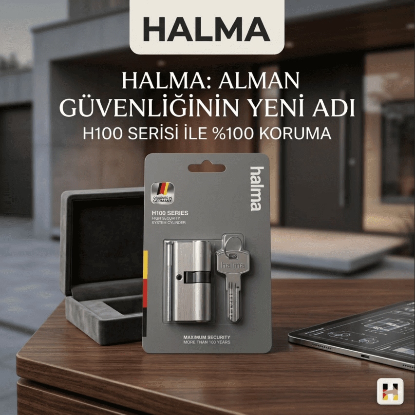 Halma H100 Hibrit Bilyalı Çelik Kapı Bareli