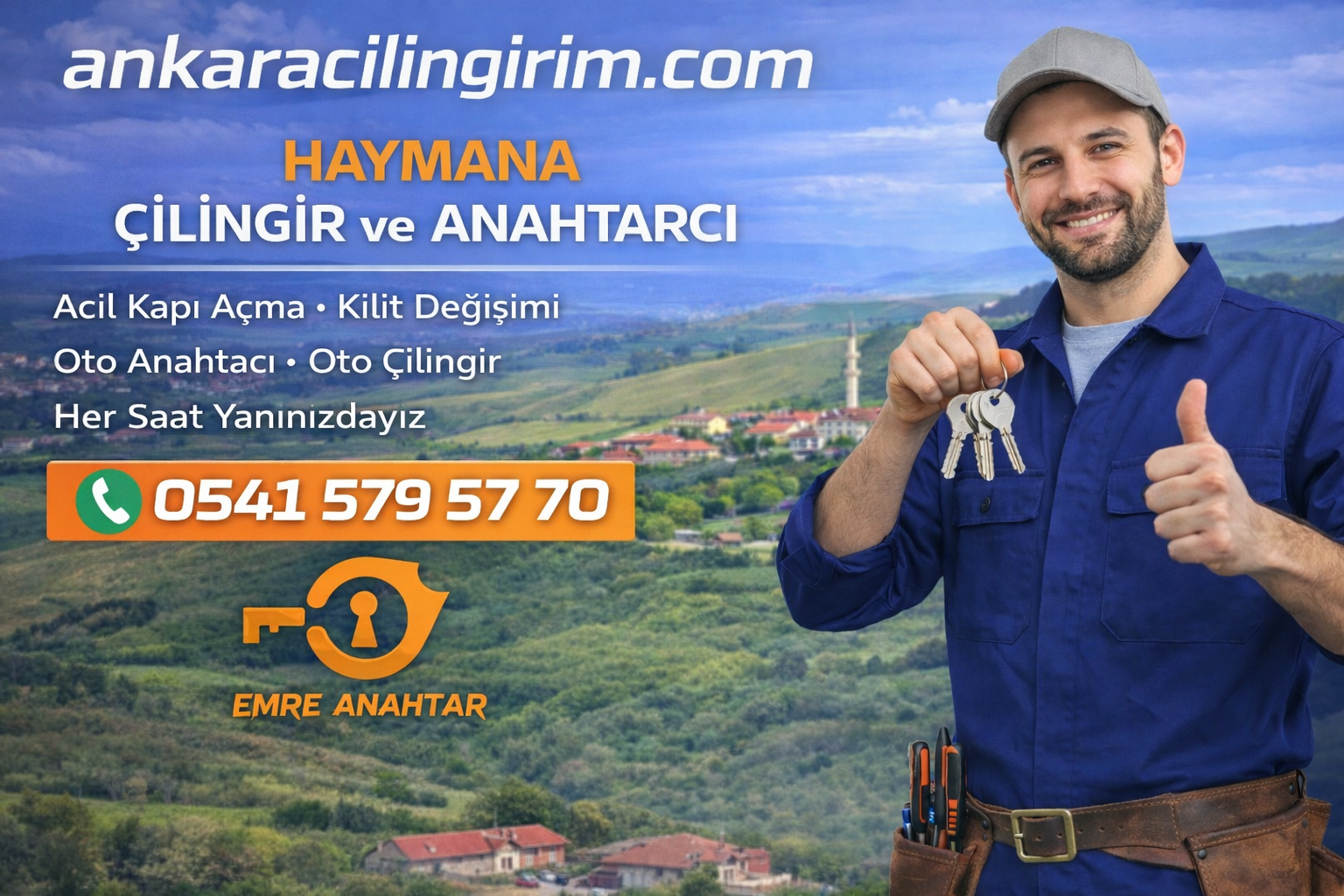 Haymana çilingir 0541 579 57 70