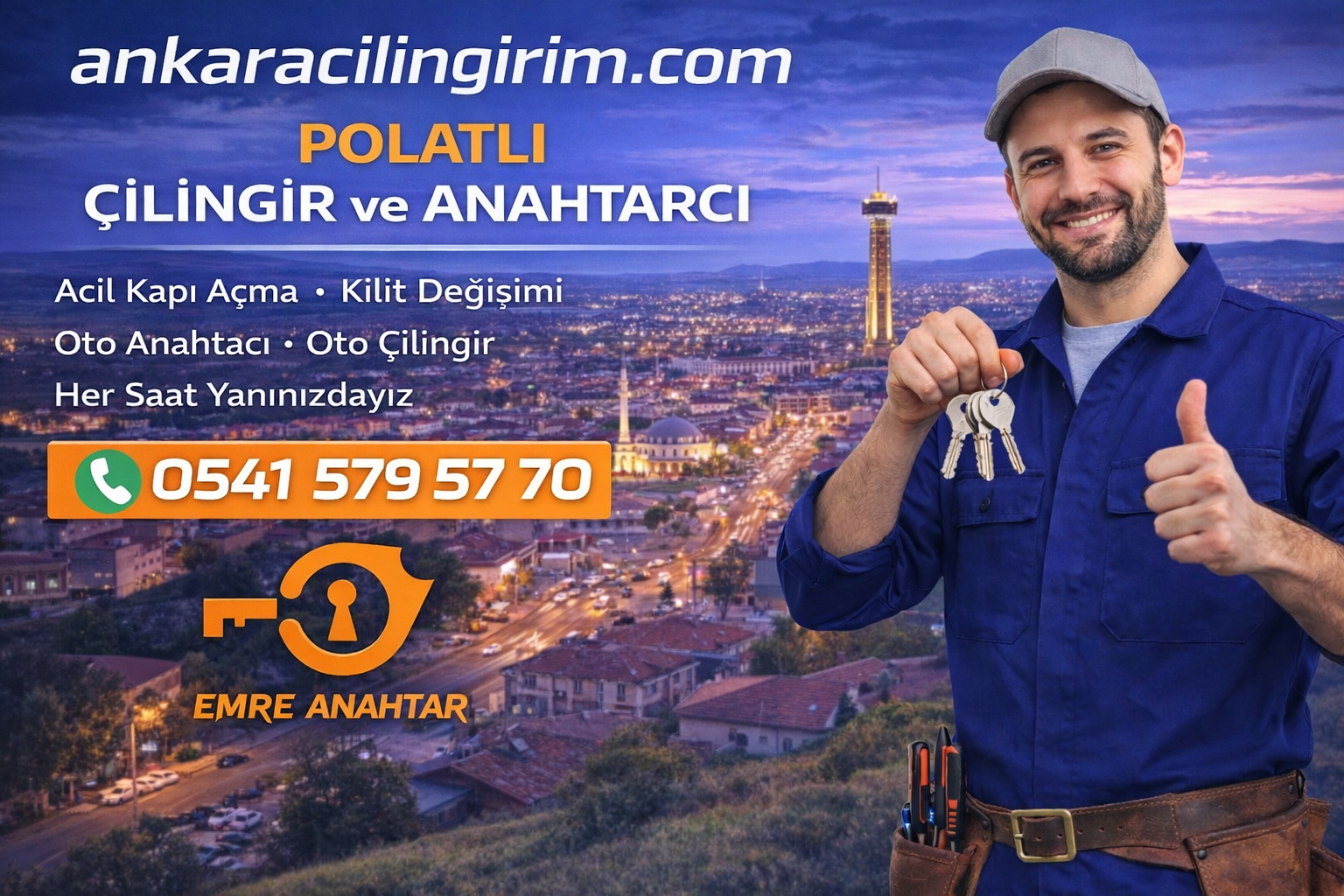 Ankara Polatlı çilingir 0541 579 57 70
